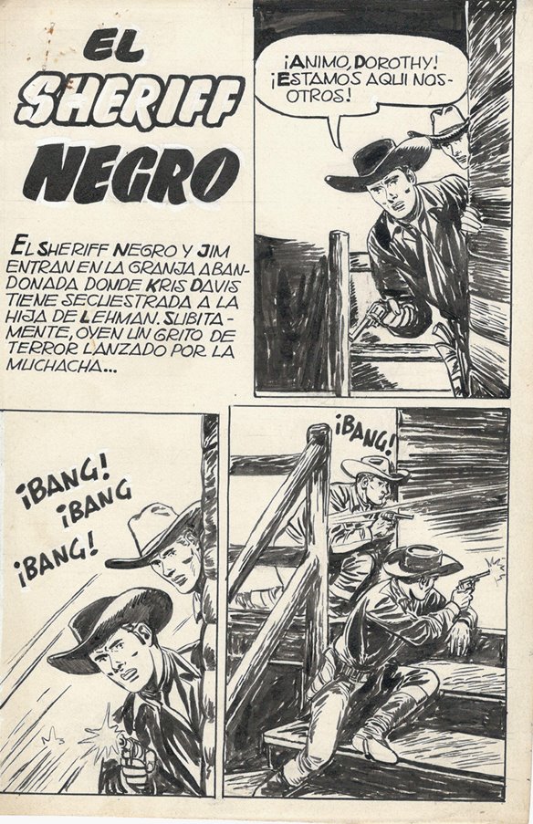 El Sheriff Negro, 3p.