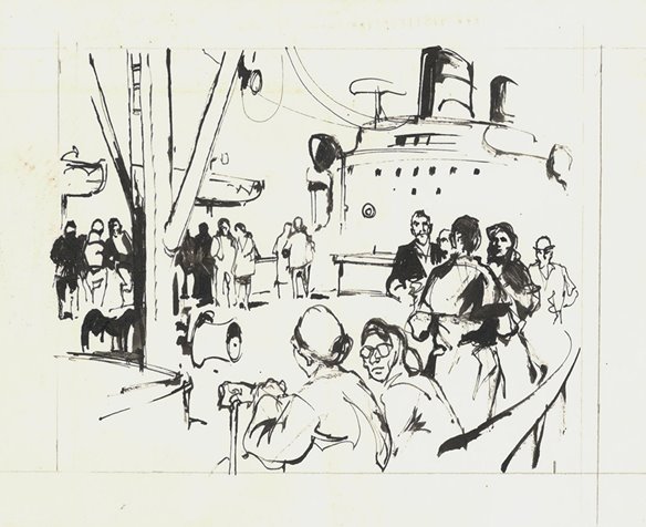 Pasajeros en el Barco